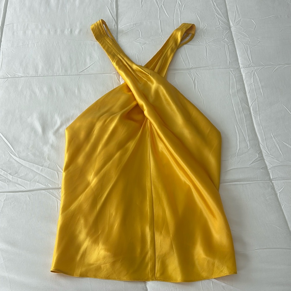 NWOT Veronica Beard Stuart Charmeuse Top